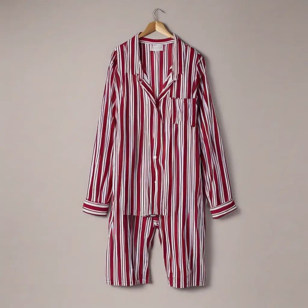 Classic Button-Up Pajamas With Soft Fabric