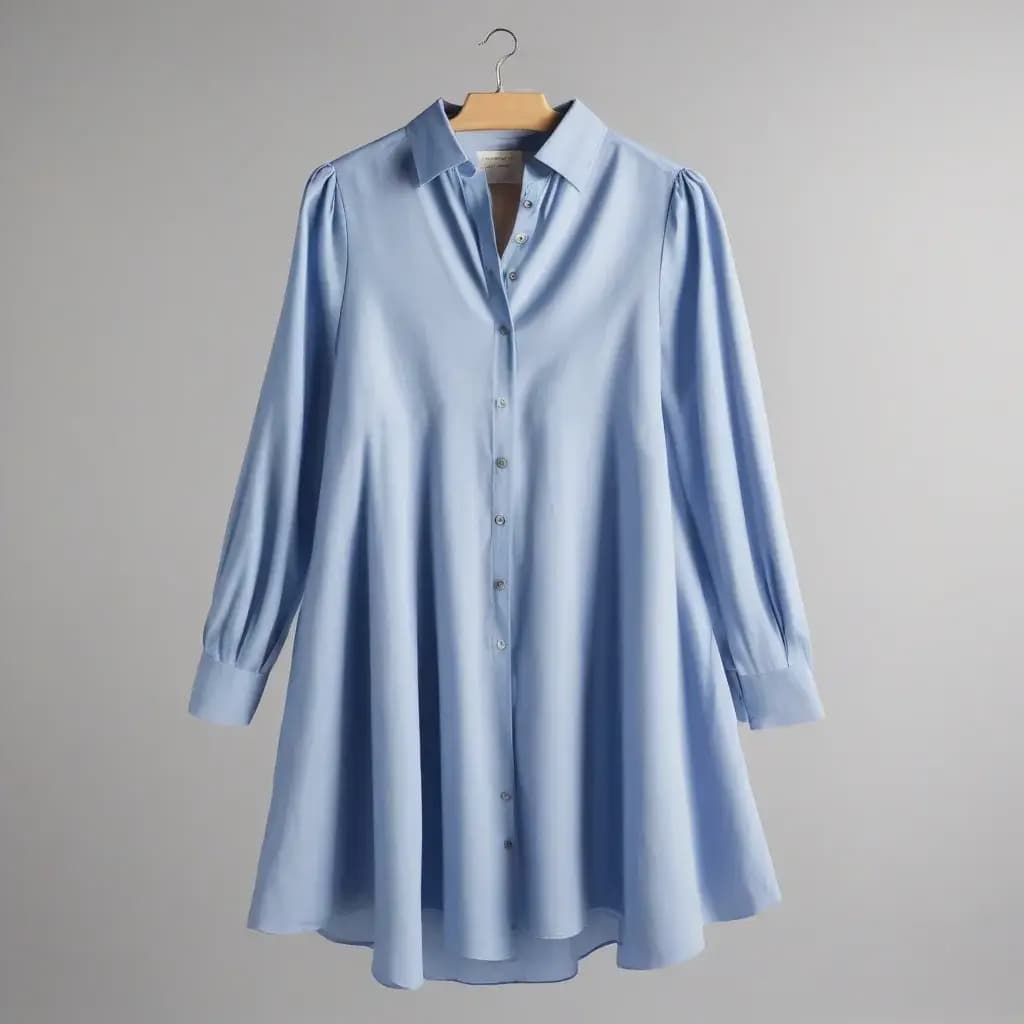 Button Front Shirt Dress